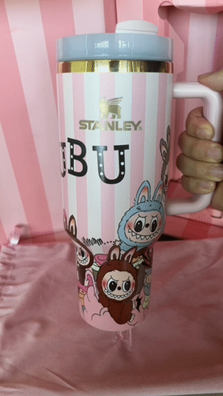 Labubu Insulated Tumbler 1200ml with Colorful Premium Gift Box