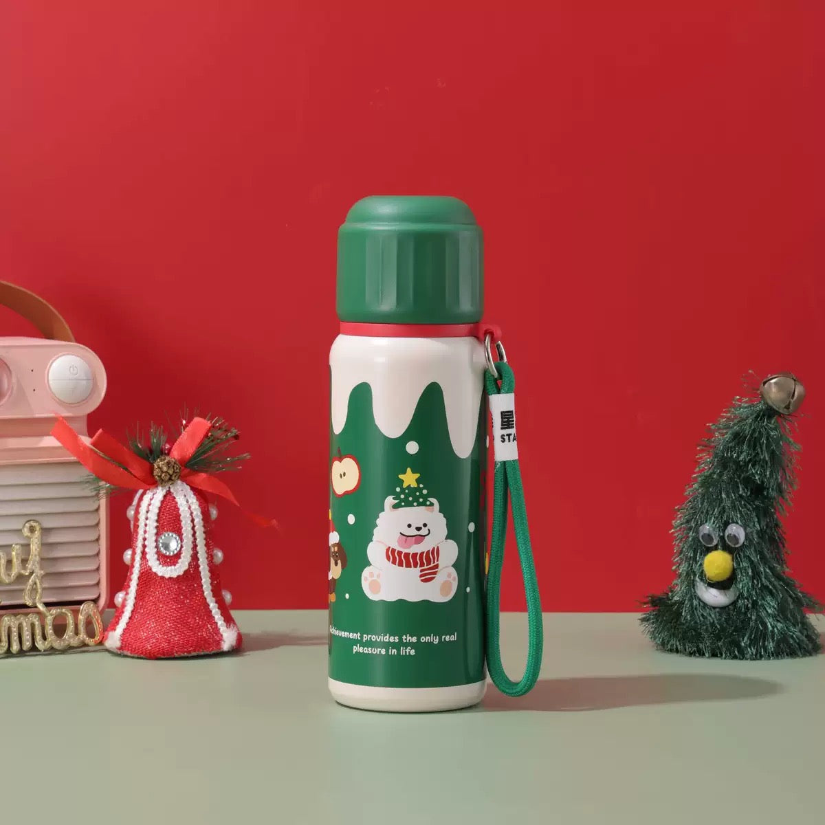 Kawaii Christmas Thermos Bottle 550ml