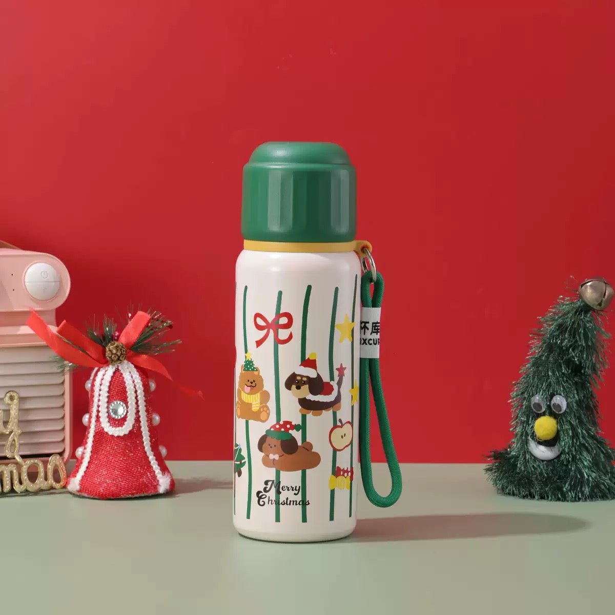 Kawaii Christmas Thermos Bottle 550ml