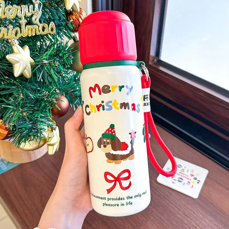 Kawaii Christmas Thermos Bottle 550ml