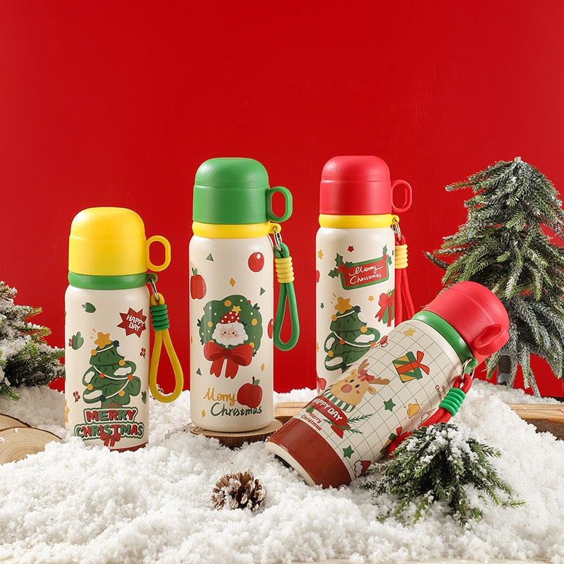 Kawaii Christmas Thermos Bottle 550ml