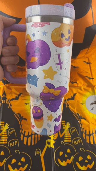 Halloween Ghost Insulated Tumbler 1200ml