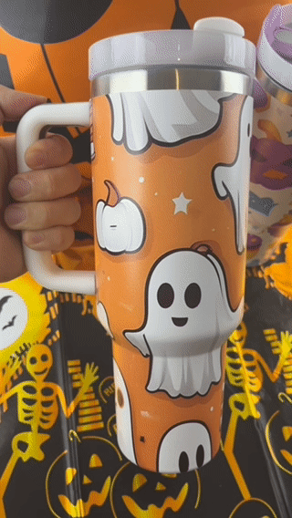 Halloween Ghost Insulated Tumbler 1200ml