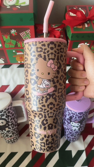 Leopard Cutie Insulated Tumbler 1200ml