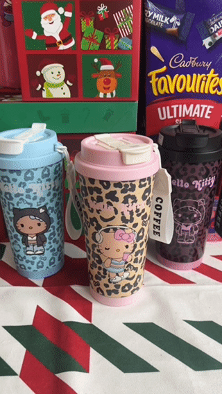 Hello Kitty Leopard Tumbler Mug 500ml