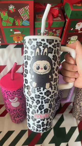 Leopard Cutie Insulated Tumbler 1200ml