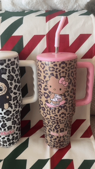 Leopard Cutie Insulated Tumbler 1200ml